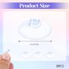 simarro 30Pcs Small Suction Cup, 2cm Glass Suction Without Hooks Extra Strong Adhesive Mini Suction for Home Kitchen Bathroom Wall Door Glass Window