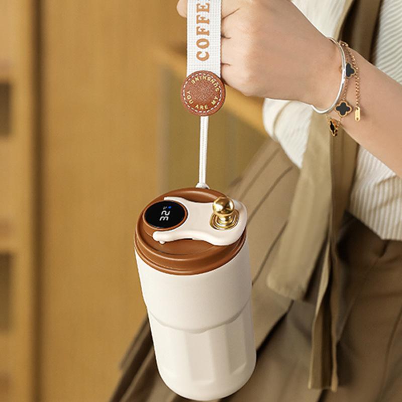 Smart Thermos Flasche Wasser Digital LED Temperatur Kaffee Becher Tasse Edelstahl Vakuum Flaschen Tragbare Thermos Geschenk Student