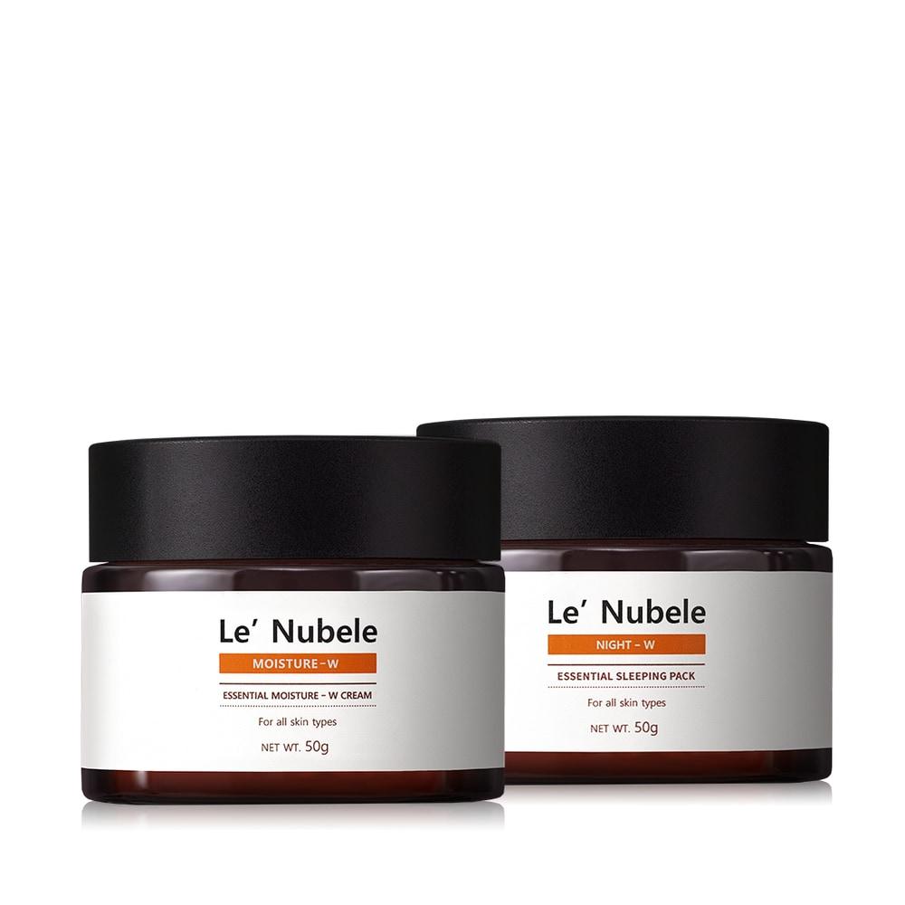 

Le nubele Peptide Spot Pore Set Sleeping Pack: 50g, Moisturizing Cream: 50g