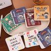 Inspirational Icon Iron Ring Student Notebook - Back-to-School Cartoon Stationery Gift