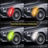 2pcs Car Reflective Warning Stickers, Wheel Eyebrow Anti-Collision Strips for Volvo XC90 XC60 V50 S60 V70 , Exterior Accessories