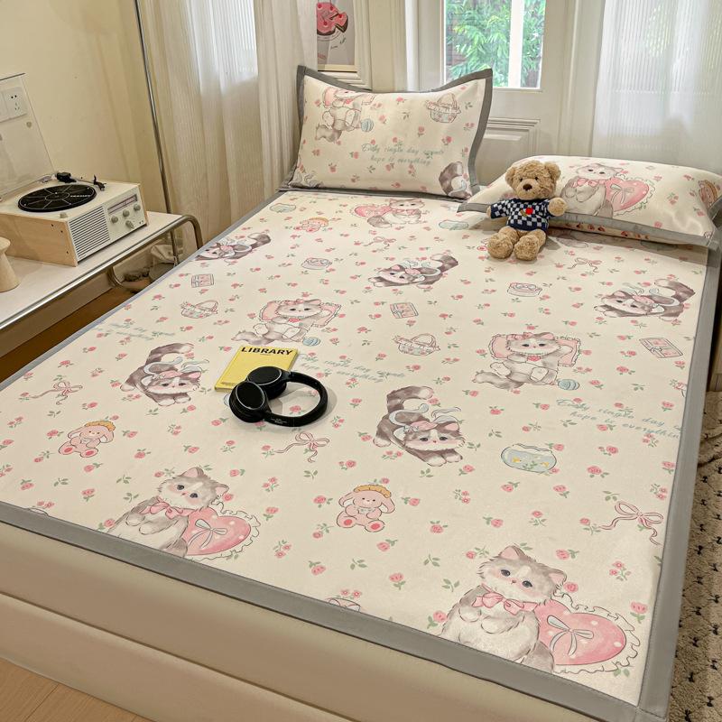 

Carbon Light Pet Series Ice Silk Cooling Mat for Home & Dorm - Fresh Summer Comfort 90*200cm two-piece
