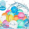 Reusable Water Balloons Magnetic Self Sealing Water Bombs for Kids Eco-Friendly BPA-Free Silicone Outdoor Summer Pool Beach Water Fight Toys