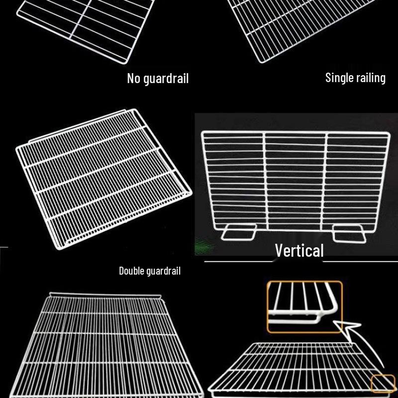 

Стелаж для напоїв у холодильник з багатошаровою сітчастою полицею-дисплеєм Width 53cm Depth 53cm