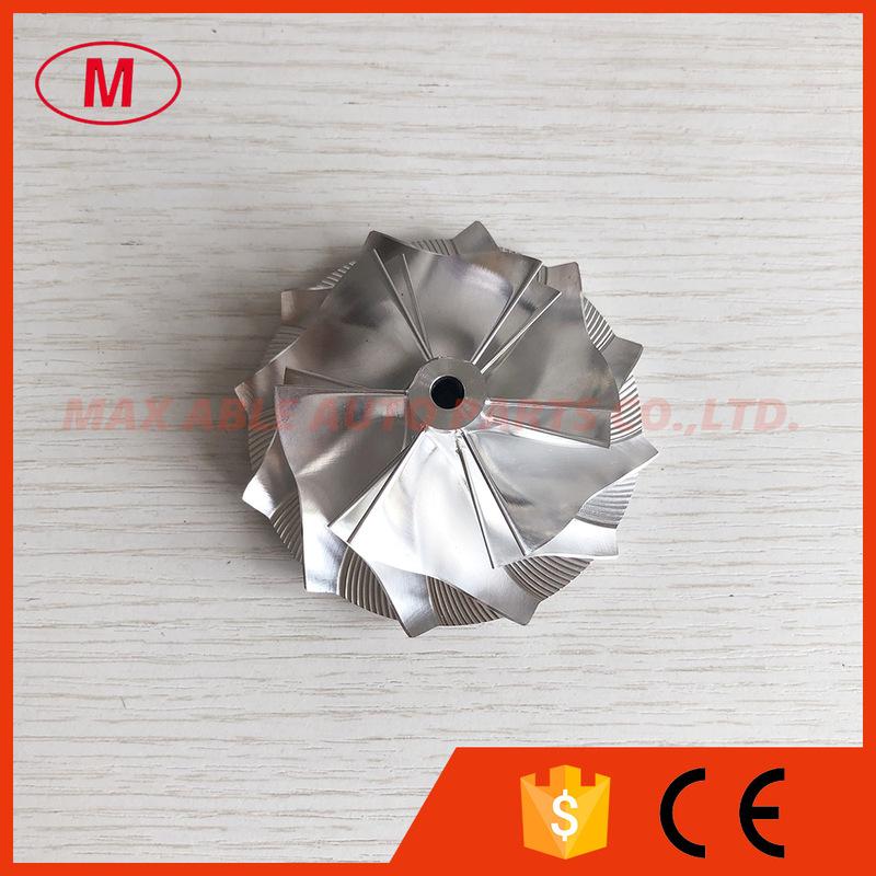 GT15-25 6+6 blades 54.87/70.98mm High Performance Turbocharger milling/aluminum 2618/ Billet Compressor wheel