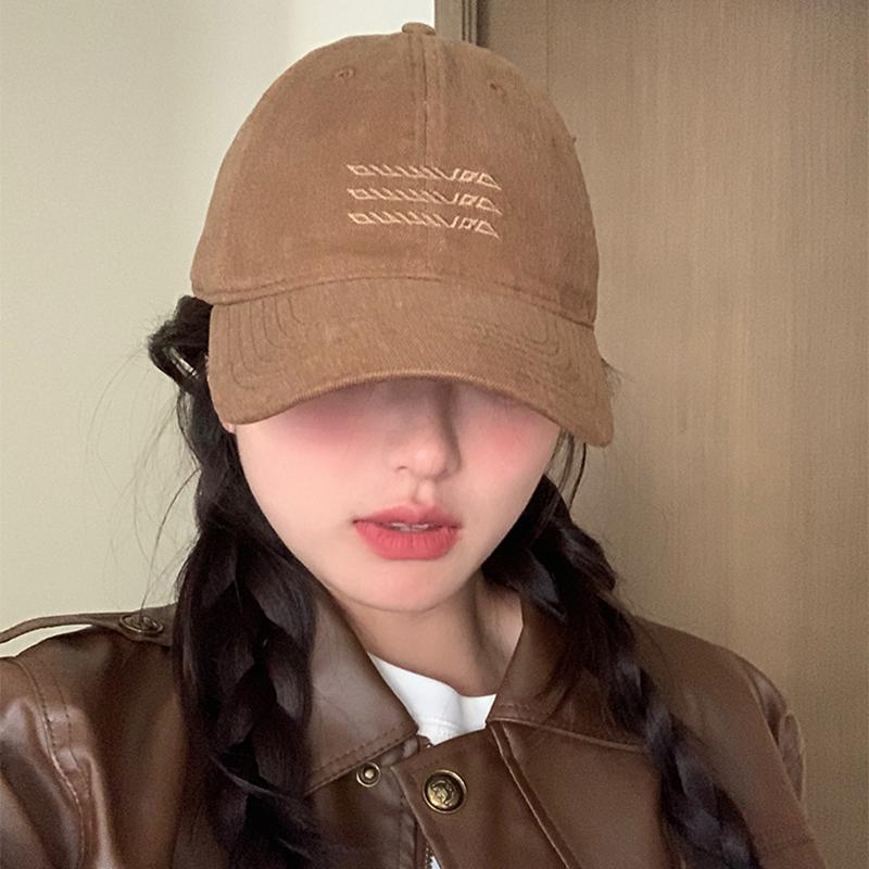 Simple Embroidered Baseball Cap Women Solid Color Hip Hop Snapback Hat for Girls Summer Adjustable Female Sun Hats