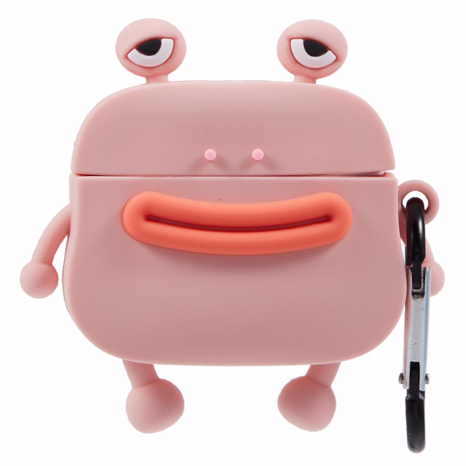 

For Apple AirPods 3 Bluetooth-compatible Earphones Silicone Cover Sausage Mouth Frog Protective Case A