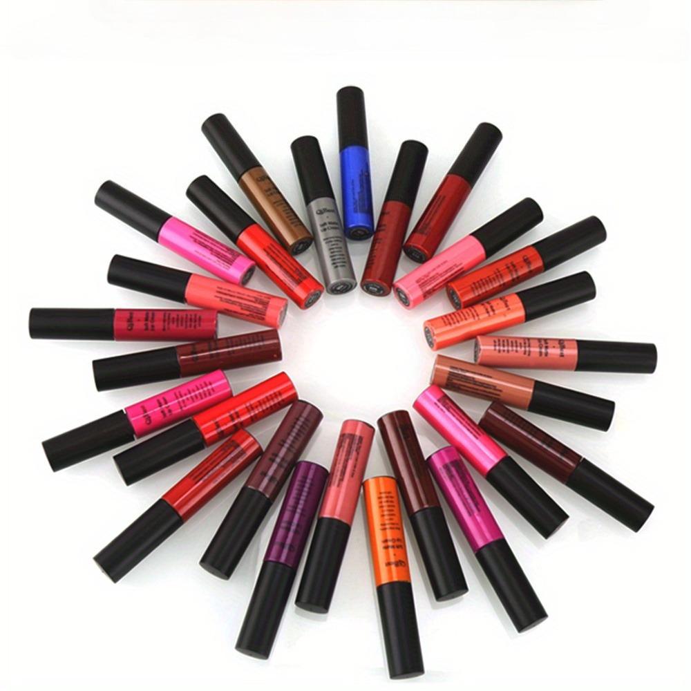 Long Lasting Liquid Lipstick in A Waterproof Matte End, Featuring A Dark Red Black, Perfect for Women'S Makeup, Including Lip Gloss and Lip Tint