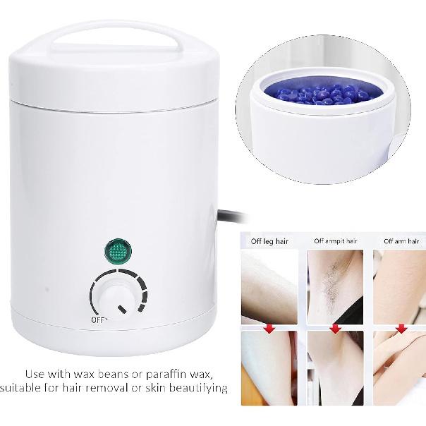 Mini Heißwachsgerät zur Haarentfernung, Mini Mehrzweck-Wachserhitzer zur Haarentfernung, Paraffinwachs-Warmhaltegerät mit 6-stufiger Temperatureinstellung, für