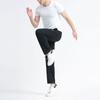 Li Ning Badminton Series Solid Color Logo Sports Straight Leg Casual Pants Men Bottoms Black AKLT807-1