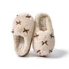 2025 New Fluffy Slippers Winter Indoor Home Heating and Velvet Outer Wear Thick-soled Cotton Slippers Women's