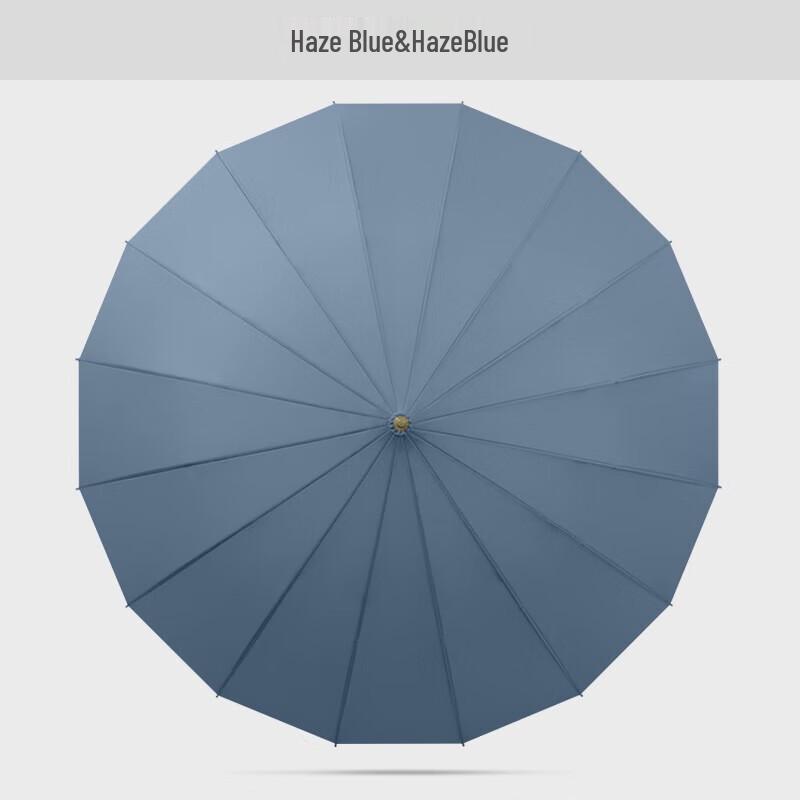 MAYDU 16-Rib Windproof Long Handle Umbrella