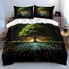 Tree Circuit Illustration Set Soft Comfortable Duvet Cover Bedding Set Included 1*Duvet Cover & 2*Pillowcases gift