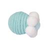 Cotton Rope Cat Toy Interactive Pet Chew Ball for Teeth Cleaning Bite Resistant Kitten Kicker Toy for Indoor Cats Exercise Self Play