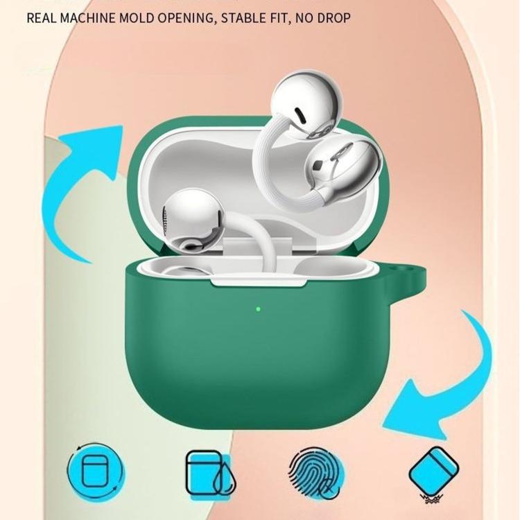 Solid‑Color Soft Silicone Protective Case for Huawei FreeClip 2 Open‑Ear Earbuds, Anti‑Scratch Wireless Earphone Cover