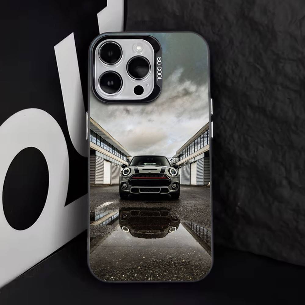 Cooper   Phone Case For iPhone 17,16,15,14,13,12,11 Plus,Pro Max,XS,Colorful Silver Black Cover