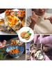 Conjunto de 3 Peças Quebra-Caranguejos Ferramentas para Frutos do Mar, Quebra-Casca para Caranguejo de Marisco Abridor de Aço Inoxidável Quebra-Caranguejos e Garfos para Frutos do Mar