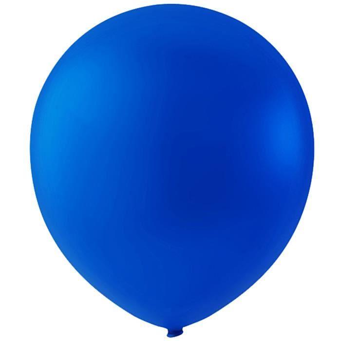 Ballons - HAPPY MOMENT - 59163 - Naturkautschuk - Blau - Für Helium geeignet