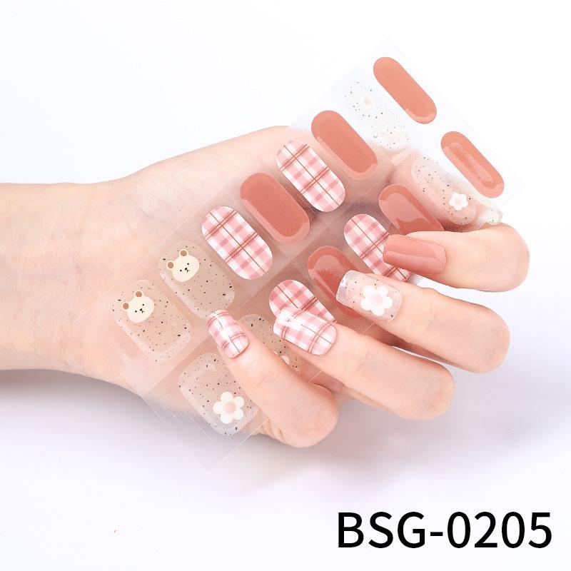 Trending UV Gel Nail Stickers: 3D Hot Stamping, Semi-Cured Light Therapy Design