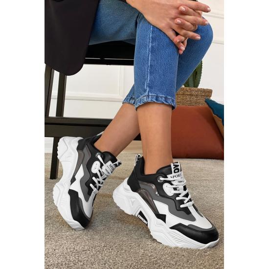 Shoes and Sandals Polyurethane, Non-Slip, Soft, Lightweight and Orthopedic Sole Women's Blue White Sneaker