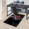 1pc KMFDM Home Office, Durable Polyester Floor Mat with Easy, Office Decor, Urban Style, Nonslip Backing, Highquality Fabric