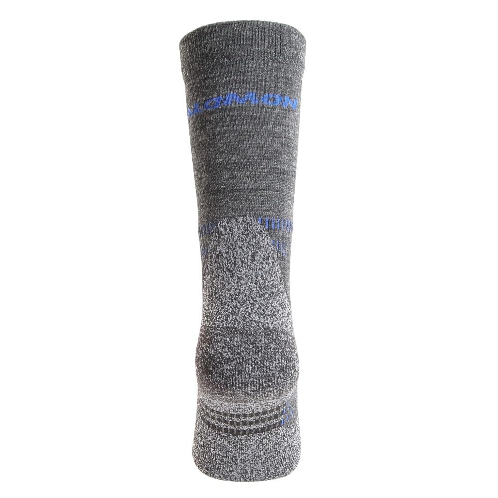 [Salomon] X Ultra Access Crew 2-Pac Socks Lc2083200 Unisex Anthracite/Black L