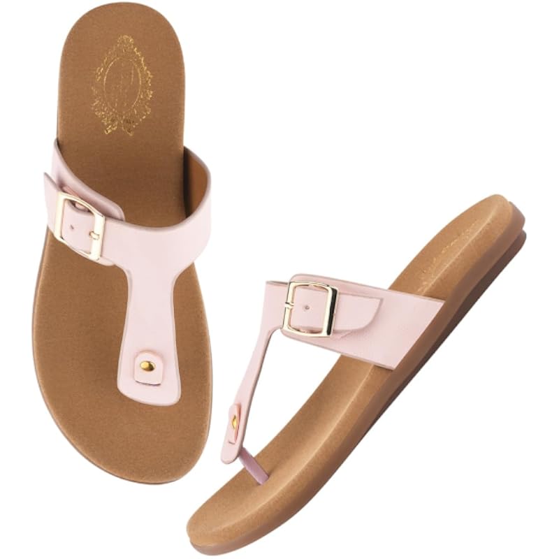 Shoetopia Solid Peach Flats For Women /Eu41
