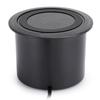 QI 10W ABS Black Convenient Practical Desktop Embedded 3 In 1 Double USB Rise Fall Wireless Charger