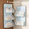 Hanging Closet Organizer Breathable Mesh Pockets Large Capacity For Underwear Socks Bras Small Wardrobe Items