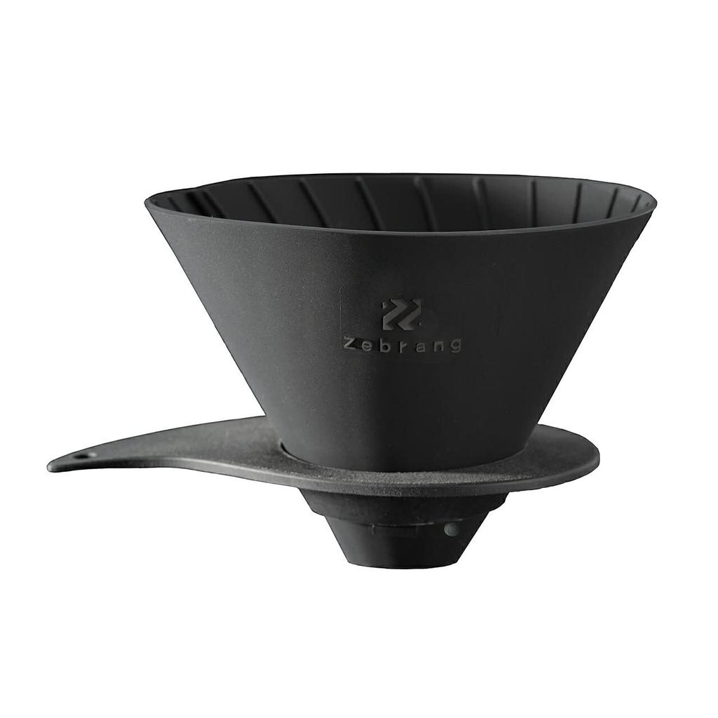 Zebrang V60 Flat Dripper Lightweight and Portable for Outdoor Cups of Coffee ZB-VDF-02B, Camping, 1-4