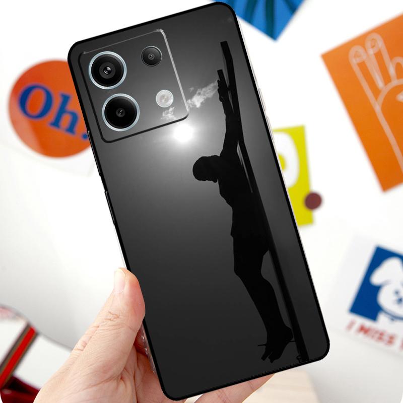 God Jesus Christ Christian Funda For Xiaomi Redmi Note 14 13 10 11 12 Pro 11S 12S Case For Redmi 15 14C 10C 12C 13C 15C