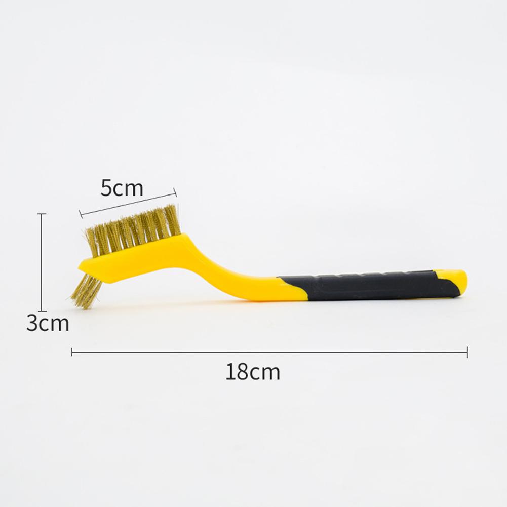 Mini Wire Brush Brass Nylon & Stainless Steel Brushes Rust Remover Clean Polish Drill Brush Set Brosses Cepillo Taladro Tools