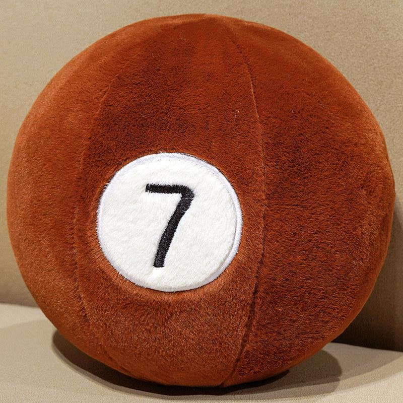 Super Coole Lebendige Realistische Nummern Billard Plüschtiere Weich Gefüllt Bunte Billard Hängende Spielzeuge Lustige Schlüsselanhänger Taschen Dekor 9cm pendant