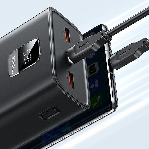 Powerbank Usams Pb68 30000Mah 65W Pd Qc3.0 Display 1 Pc