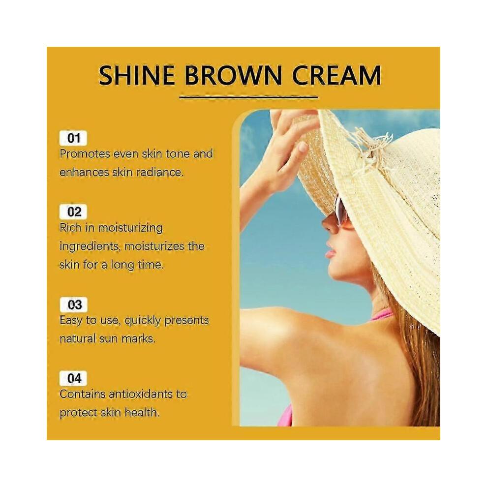 1 Stück schnell wirkende Bräunungscreme für einen goldenen, sonnengeküssten Look 2025 Neu