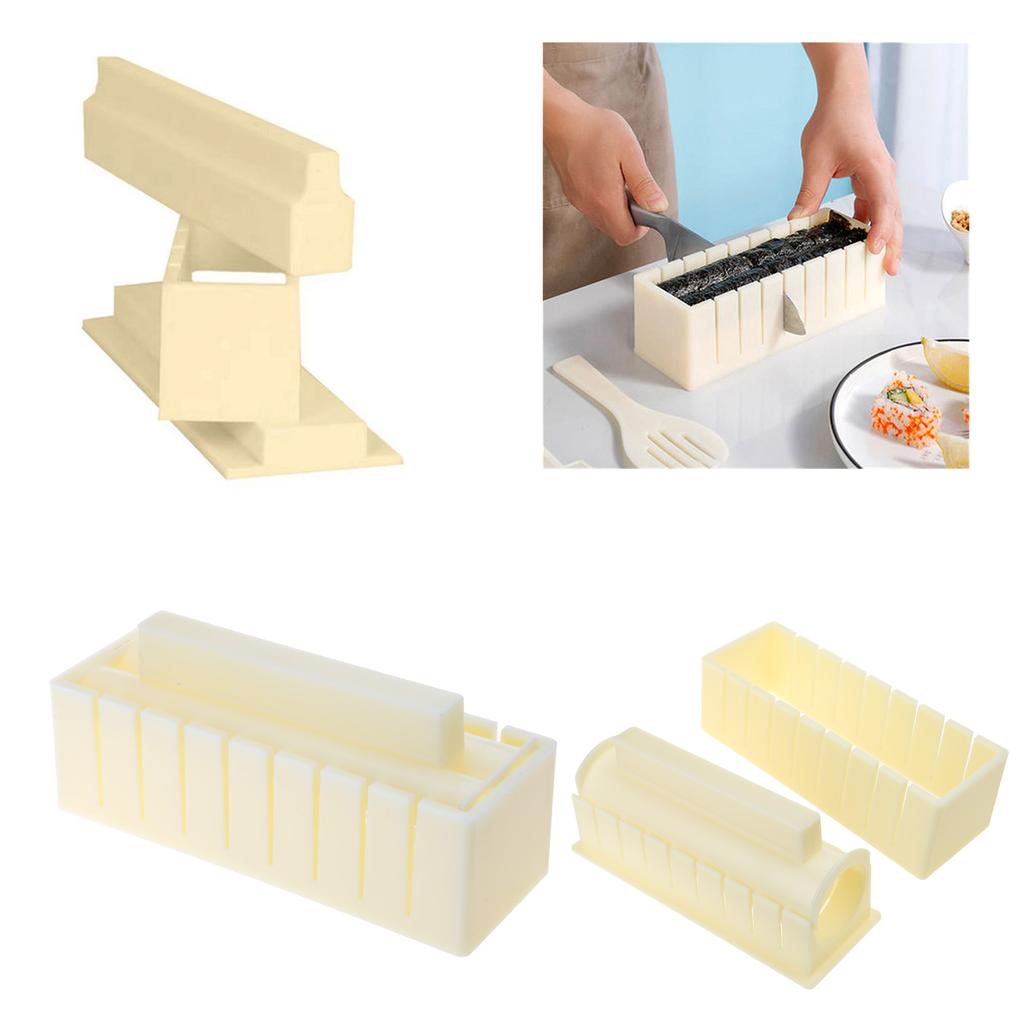 DIY Sushi Maker Rice Mold Kitchen Sushi Making Tool Set Sushi Mold Cooking Tools Multifunctional Japanse Cake