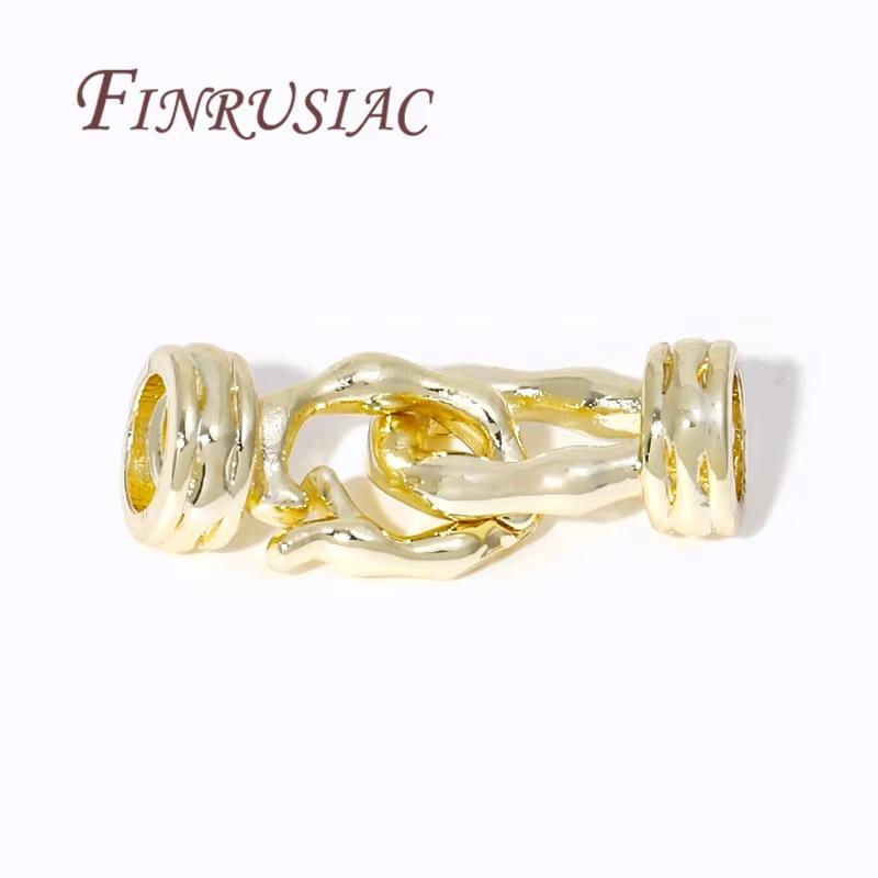 18K Gold Plated Brass Pearl Clasps For Bracelets Making,Jewelry Clasp Connectors,Necklaces Clasp,DIY Jewelry Findings