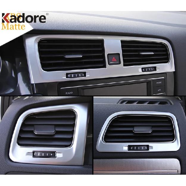 

For Volkswagen vw Golf 7 MK7 2013 2014 2015 2016 2017 2018 Matte Car Front Air Vent Outlet Cover Trim Interior Accessories