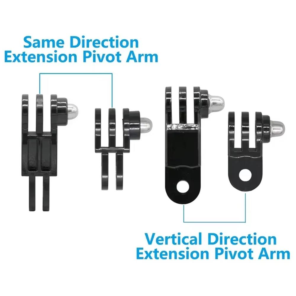 Bicycle Mount Adjustment Arm Screw Cycling Holder For GoPro 13 12 11 10 AKASO SJCAM Insta360 DJI Osmo Action Camera Accessories
