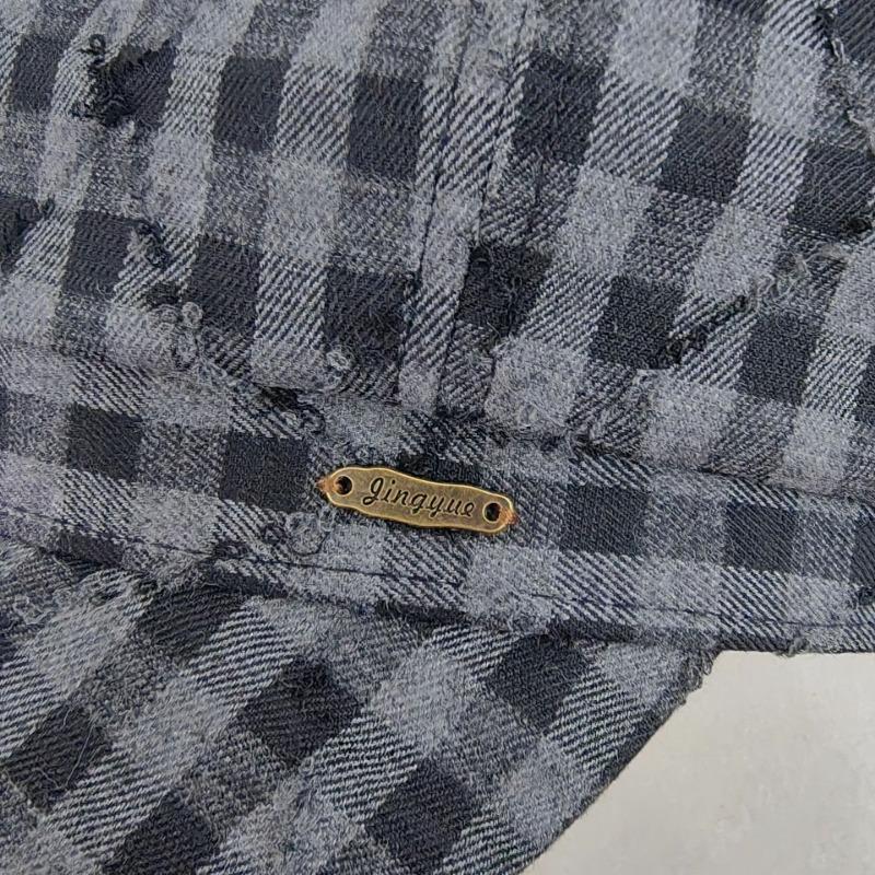 Literary and artistic simple forward hat men's and women's red plaid autumn and winter thin casual breathable striped cap beret