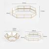 Jewelry Plate White Copper Strip Cosmetics Tray for Makeup Storage Use