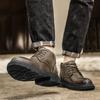 Fashion Designer Boots for Men New High-top Non-slip Lightweight Casual Working Men's Shoes Walking High Quality Men's Outdoor Boots