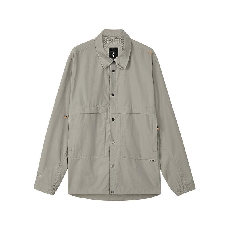Skechers Solid Color Comfortable Fashionable Trendy Polo Button Jacket Unisex Jacket Brown L324U027-01NC XXL