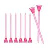 50 Pezzi Tee da Golf Indistruttibili Plastica Trasparente Tee da Golf Sostituzione Bassa Resistenza Tee da Golf Accessori per l'Allenamento del Golf