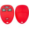 Key Fob Cover Case Shell Fit for Chevy Silverado Avalanche Equinox Express Traverse GMC Yukon Sierra 1500 2500 3500 HD Acadia OUC60270 (4 Buttons B)