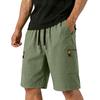 Lichte Heren Cargo Shorts met Meerdere Zakken Ademend Zweetabsorberend Outdoor Atletisch Trekkoord Taille voor Hardlopen Wandelen