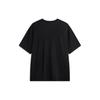 Li-Ning Sports Lifestyle Series Letter Pattern Printed Sweat-Absorbing Round Neck Short Sleeve Drop Shoulder T-Shirt Men T-Shirts Black AHSU295-3