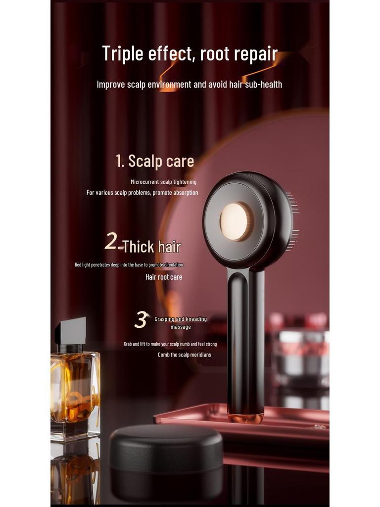 Red Light Electric Scalp Massager and Hair Growth Comb