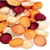 300pcs Orange Rose Petals, Artificial Flower Petals Fall Wedding Decor Flower Girl Petals Terracotta Flower Petals for Wedding Aisle Runner Scatter