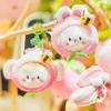 Jinnew Plush Coin Purse Keychain Adorable Cartoon Design For Stylish Key Accessories